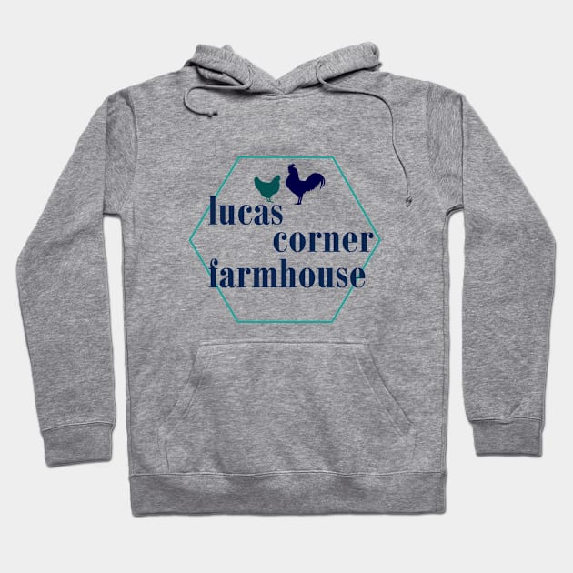 Lucas Corner Farmhouse Logo Hoodie by Corner Farmhouse Shop